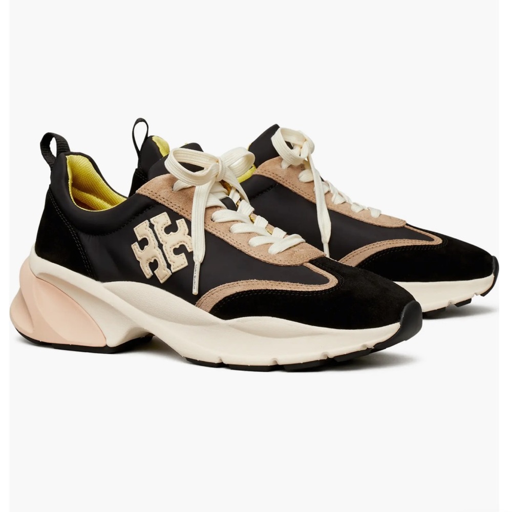 New Tory Burch Black Multicolored Athletic Trainers